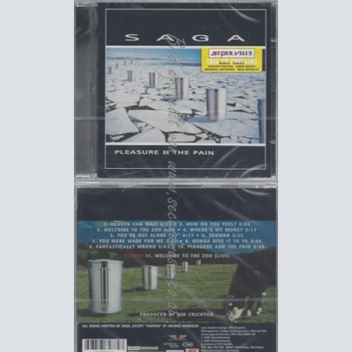 CD--SAGA--PLEASURE AND PAIN