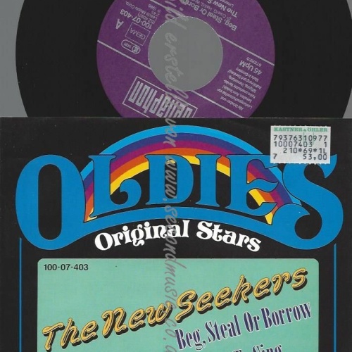 7"  The New Seekers  Beg, Steal Or Borrow / I'd Like To Teach The Wor    // NM