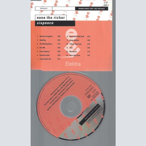 CD--NONE THE RICHER SIXPENCE // PROMO