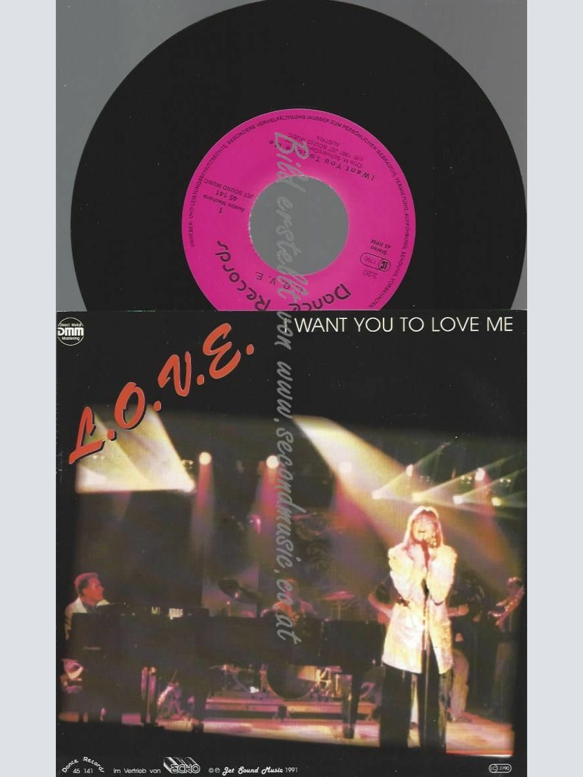 7" L.O.V.E. I WANT YOU TO LOVE ME  // NM