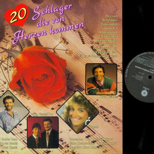 LP--20 Schlager Die Von Herzen Kommen -Bambis-Chmela-Bachler Buam   //NM