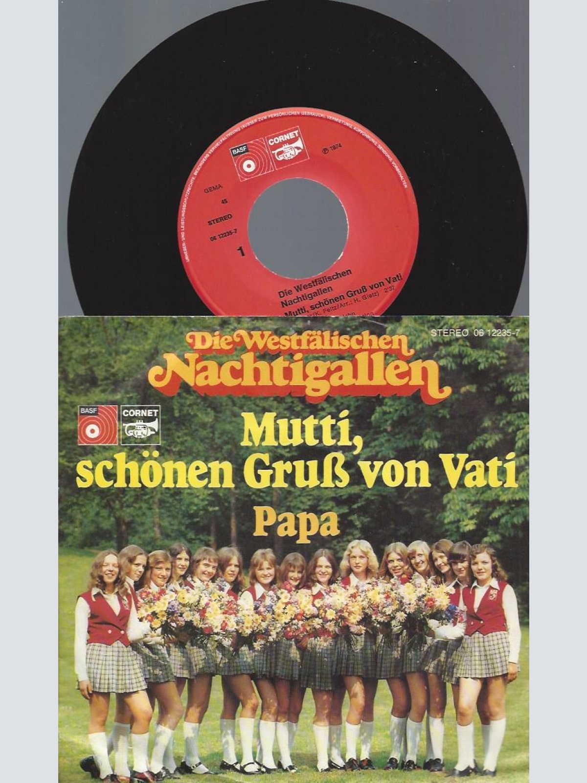 7" Die Westfälischen Nachtigallen – Mutti, Schönen Gruß von Vati