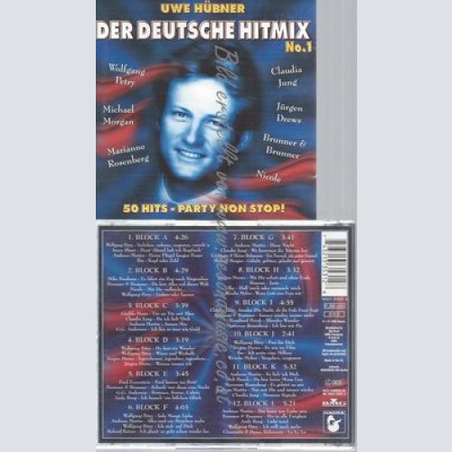 CD---UWE HÜBNER'S DER DEUTSCHE HITMIX NO1. :  HITS - PARTY NON STOP !