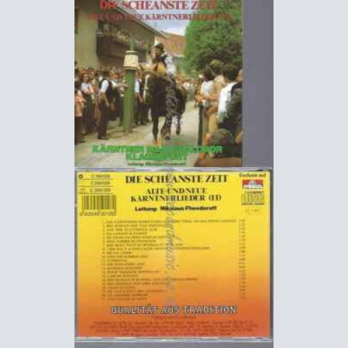 CD--Alte und Neue Kärntnerlieder I Madrigalchor Klagenfurt,