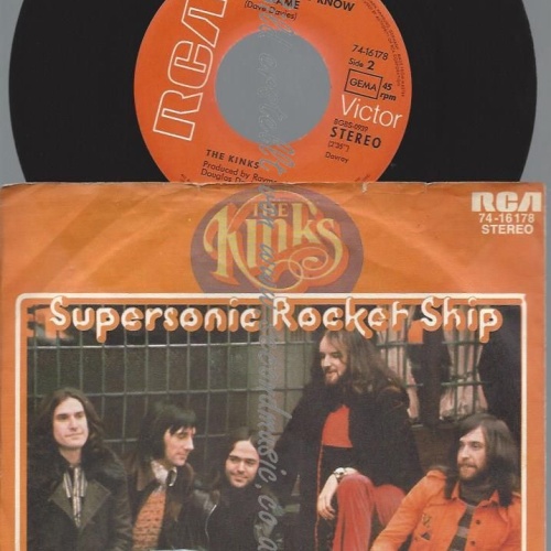 7"  The Kinks – Supersonic Rocket Ship