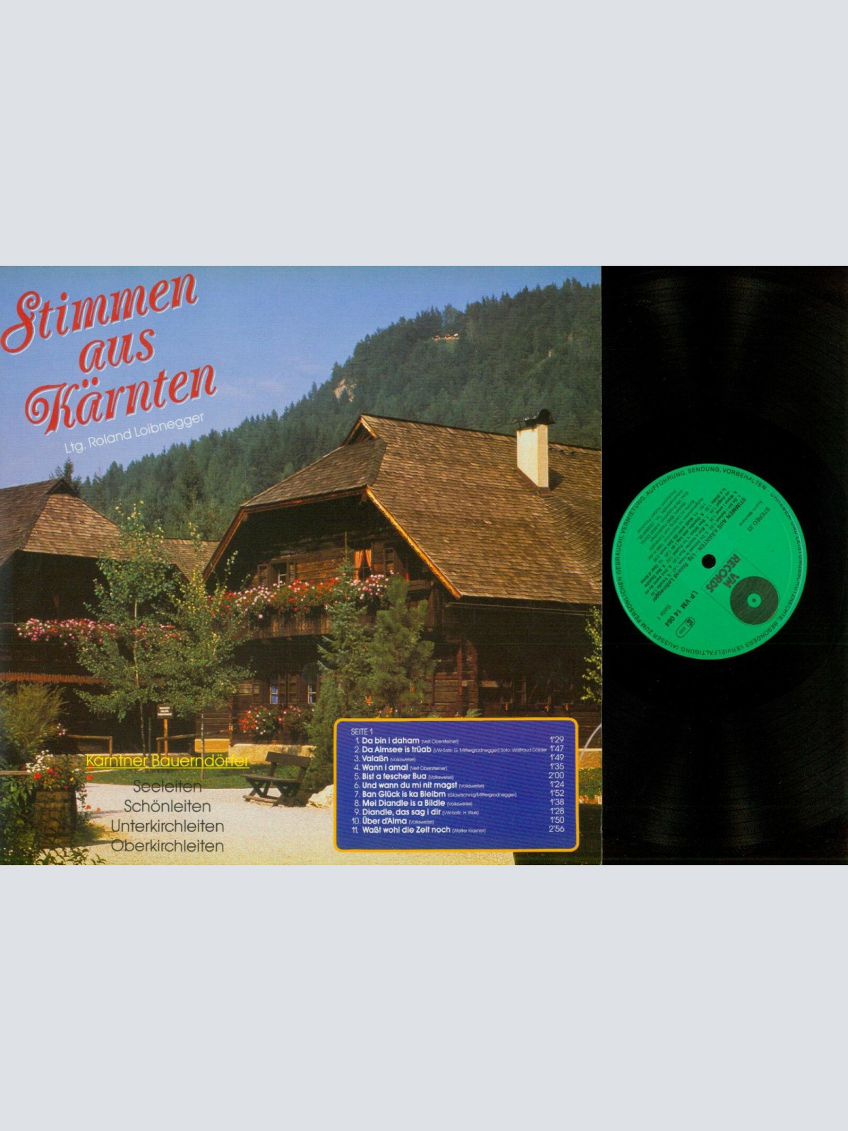 LP--Stimmen aus Kärnten  -- Ltg. Roland Loibnegger / VM Records   //NM