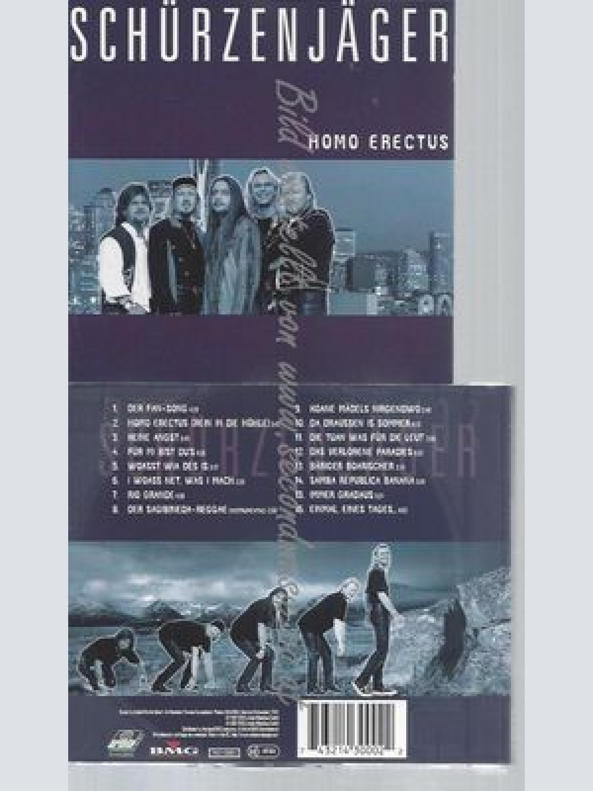 CD--SCHÜRZENJÄGER--HOMO ERECTUS