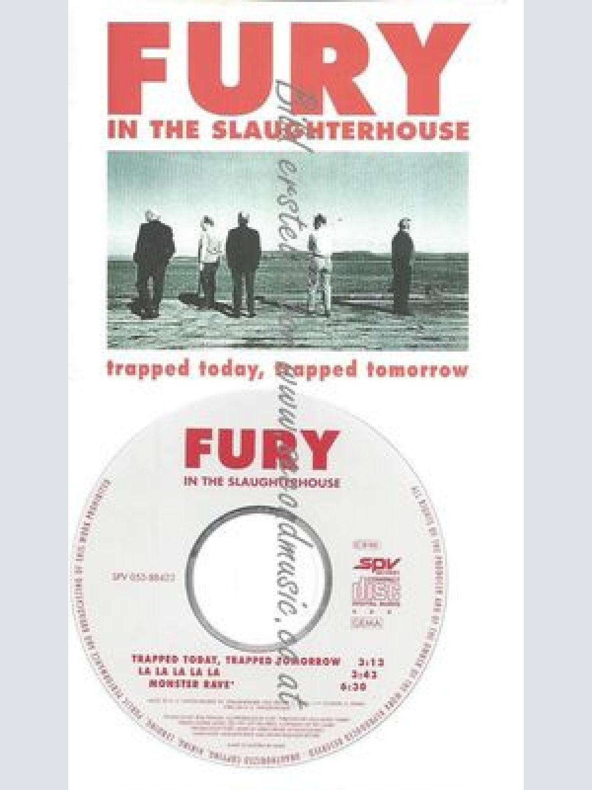 CD--FURY IN THE SLAUGHTERHOUSE--TRAPPED TODAY, TRAPPED TOMORROW