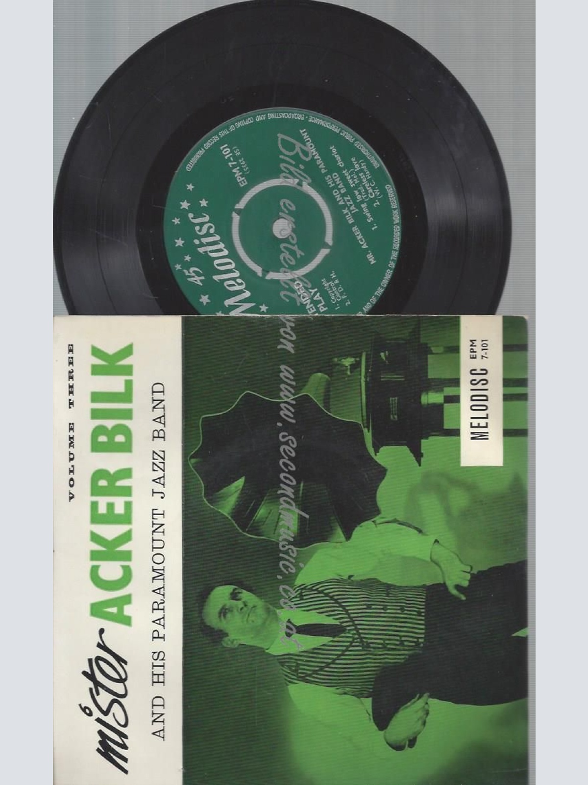 7" EP // Mister Acker Bilk And his paramount Jazz Band Volume Three