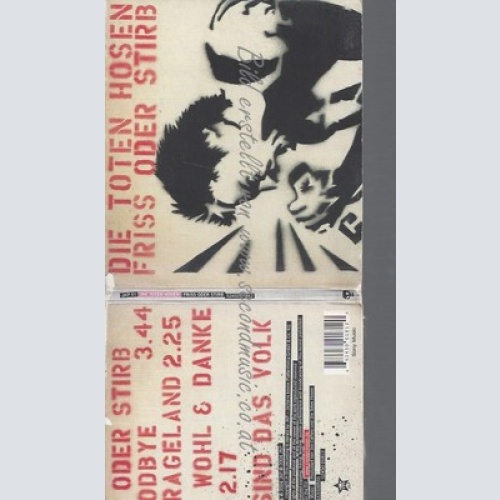 CD--DIE TOTEN HOSEN--FRISS ODER STIRB -MAXI-CD-