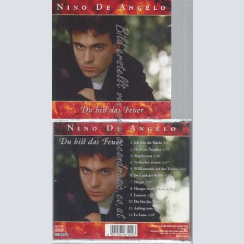 CD--NINO DE ANGELO--DU BIST DAS FEUER