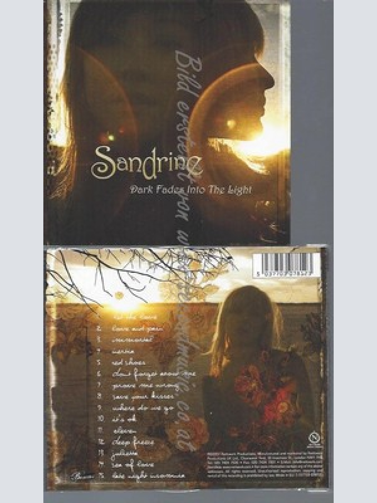 CD--SANDRINE--DARK FADES INTO THE LIGHT