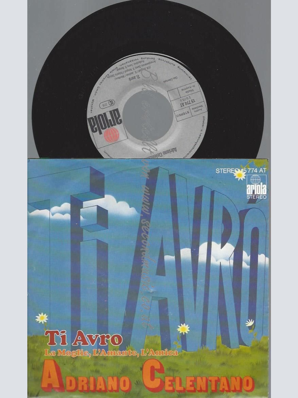 7"   Adriano Celentano – Ti Avro
