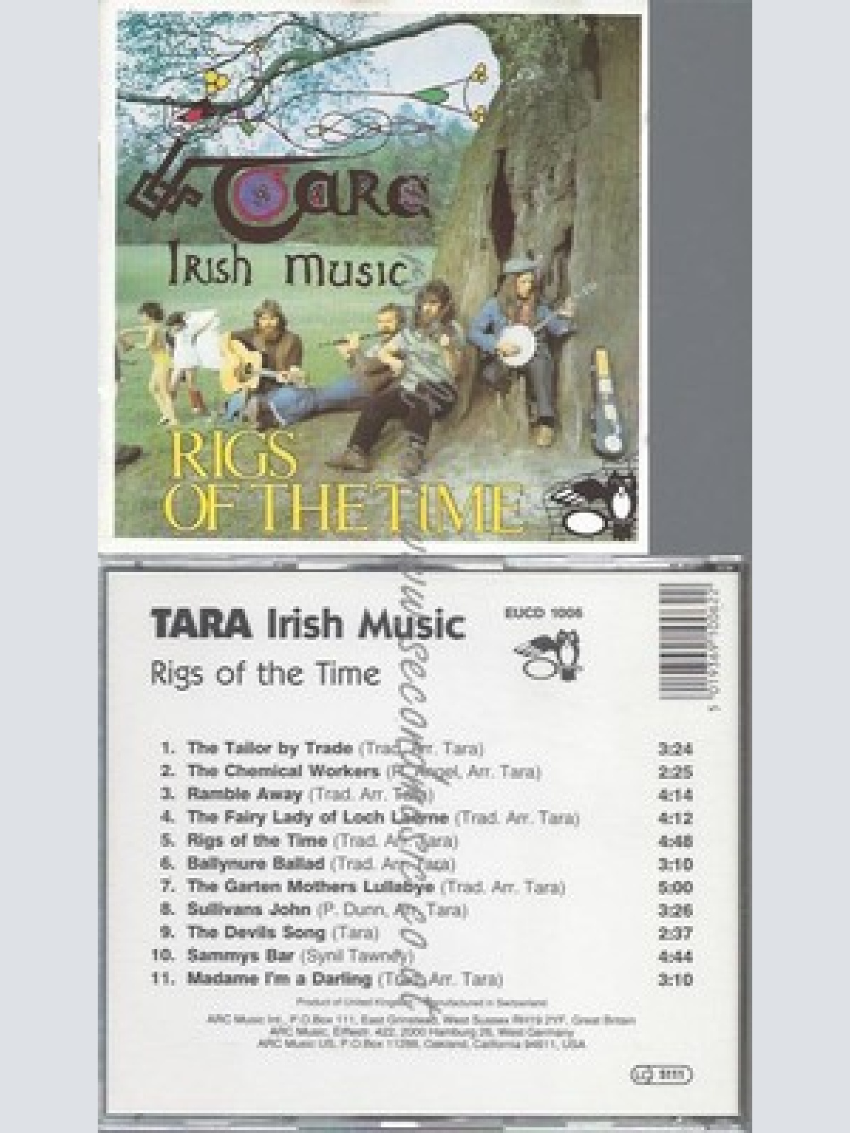 CD--TARA -IRISH MUSIC---RIGS OF THE TIME