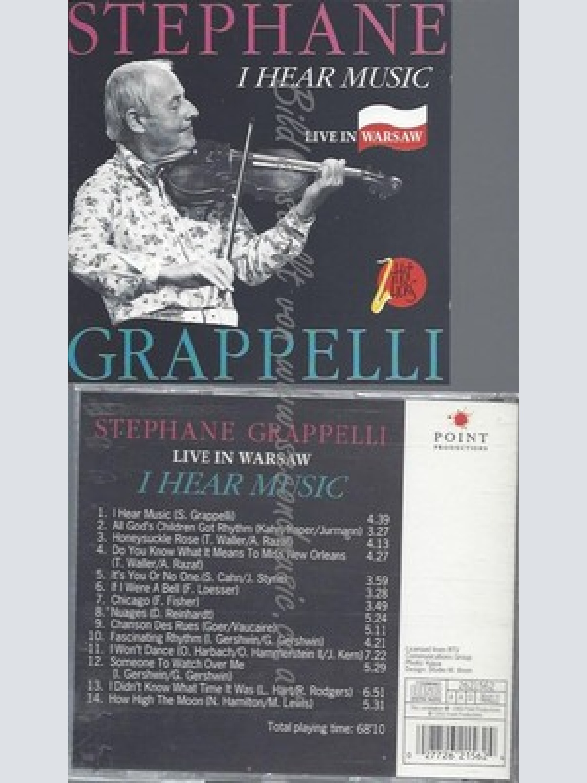 CD--STEPHANIE GRAPPELLI--I HEAR MUSIC