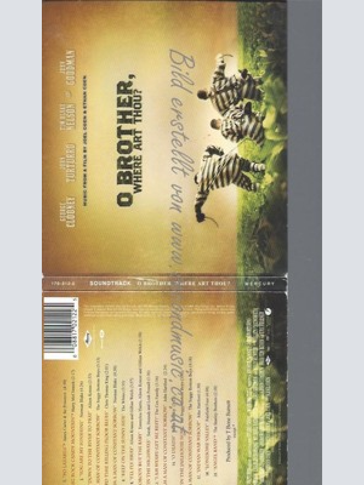 CD--VARIOUS ARTISTS--O BROTHER, WHERE ART THOU - EINE MISSISSIPPI ODYSSEE -O BR