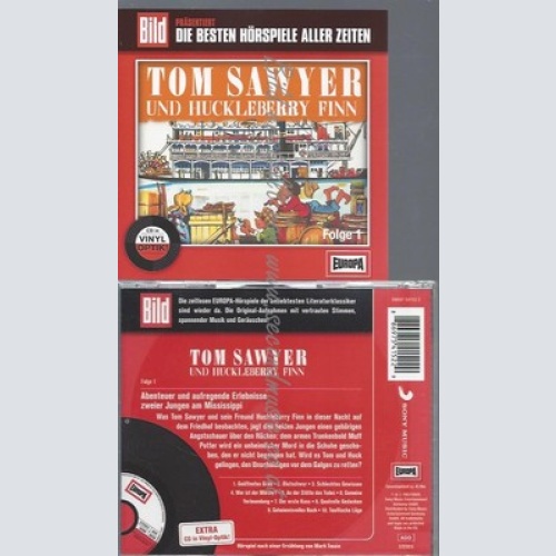CD--OM SAWYER+HUCKLEBERRY FINN 1/ BILD PRÄSENTIERT:DIE BESTEN HÖRSPIELE ALLER Z