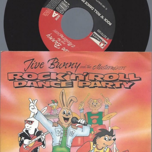 7"    Jive Bunny And The Mastermixers  Rock 'n' Roll Dance Party