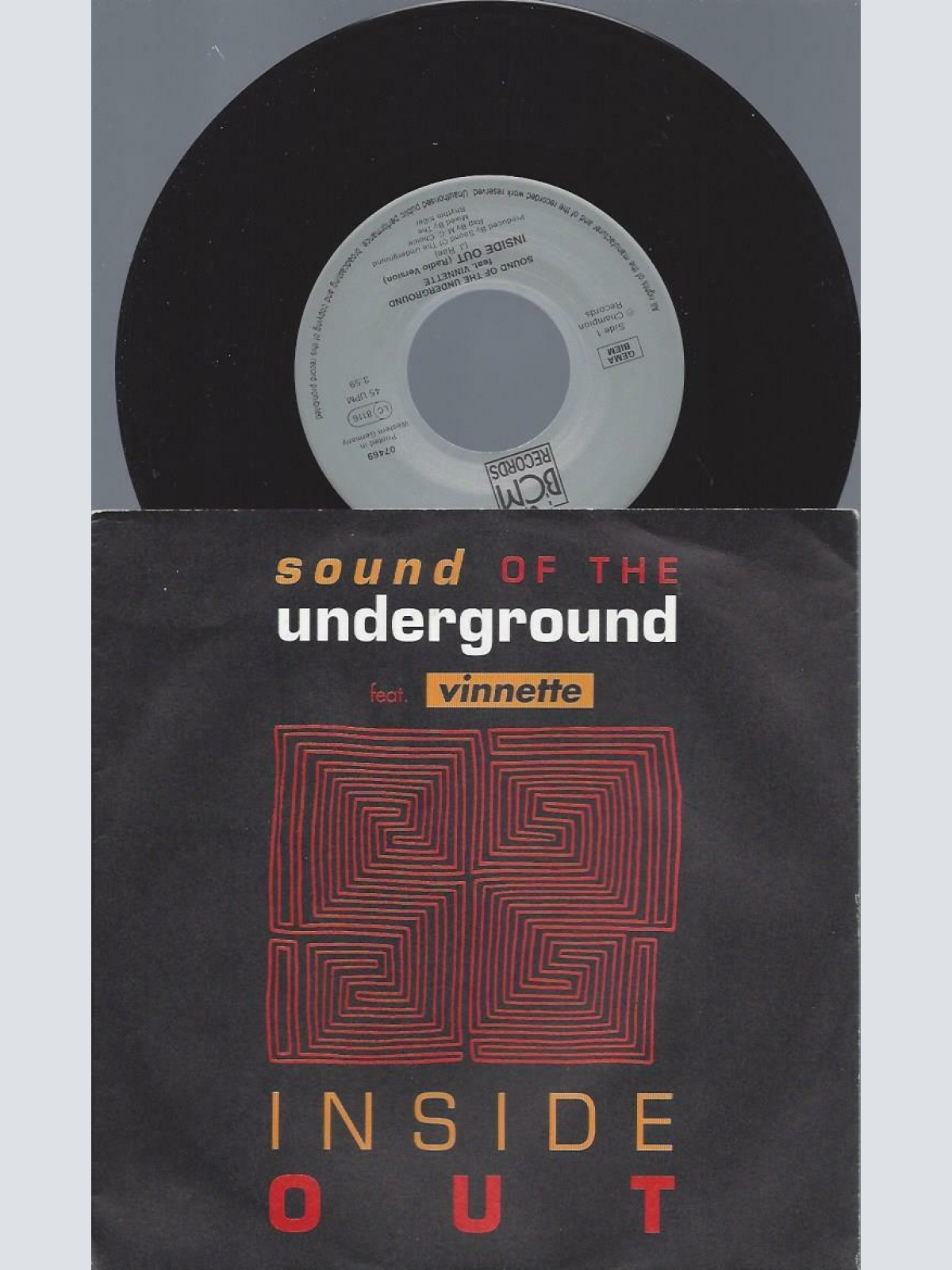 7"   Sound Of The Underground – Inside Out
