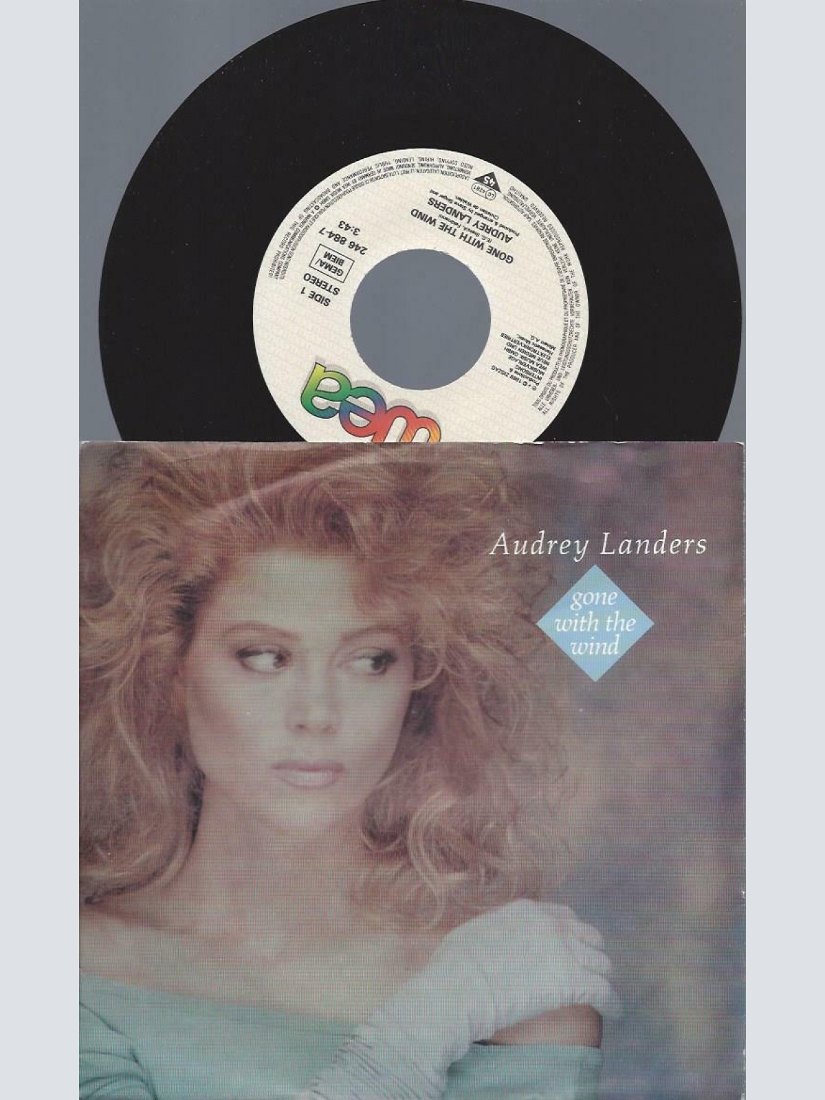 7"     Audrey Landers  Gone With The Wind