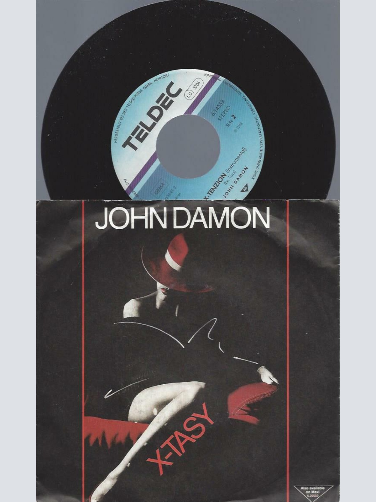 7"    John Damon  X-Tasy