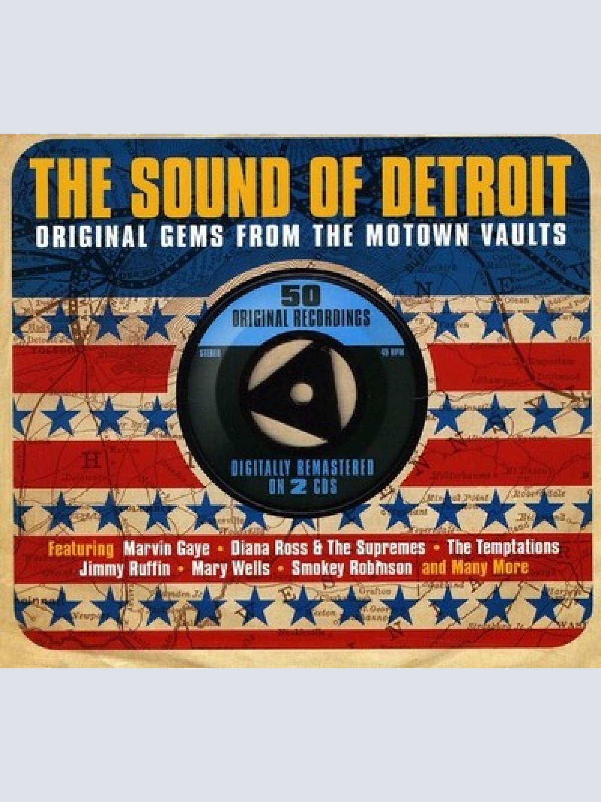 2xCD, Comp Various - The Sound Of Detroit (Original Gems From The Motown Vaults)