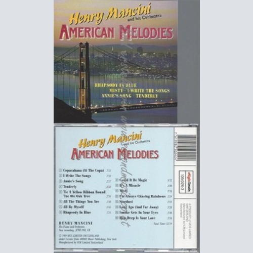 CD--HENRY MANCINI--AMERICAN MELODIES