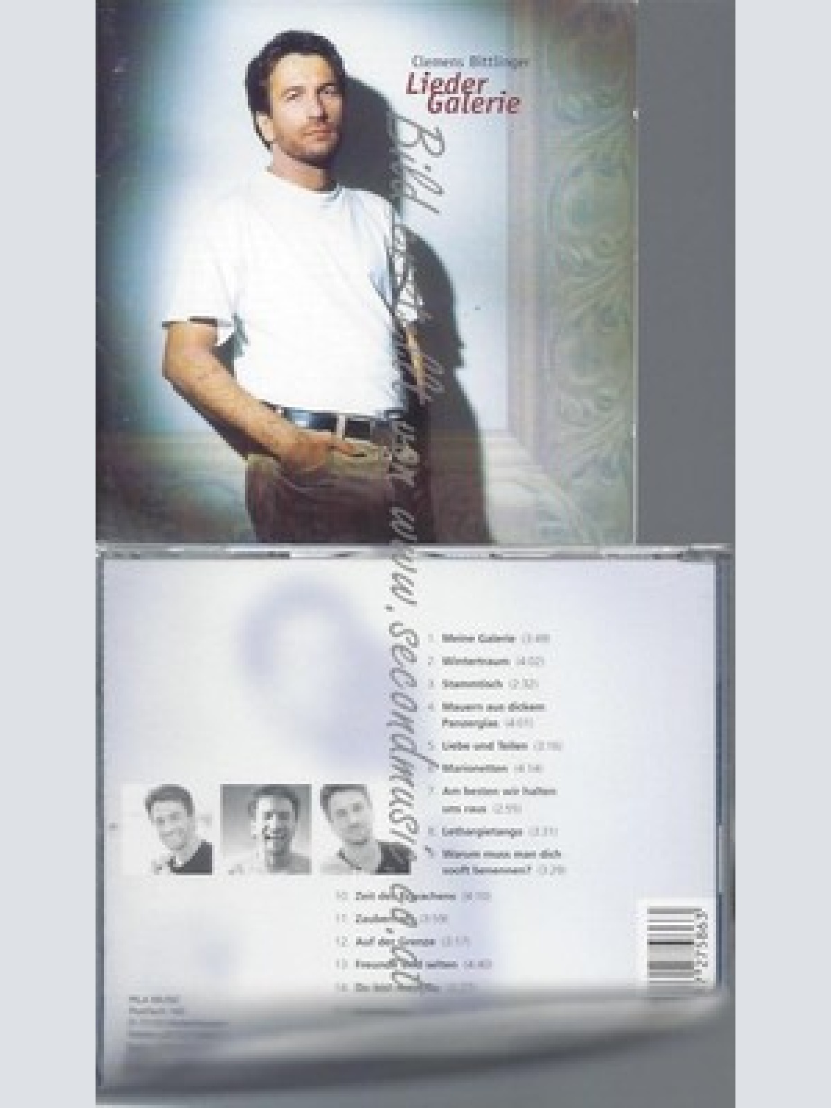 CD--CLEMENS BITTLINGER LIEDER GALERIE