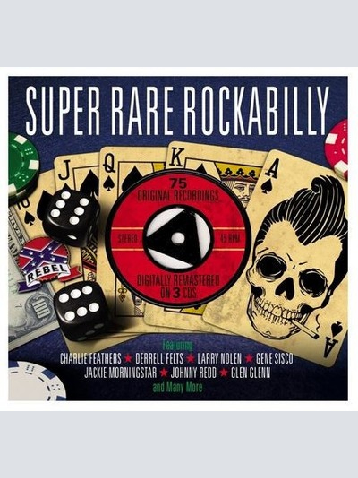 3xCD, Comp Various - Super Rare Rockabilly