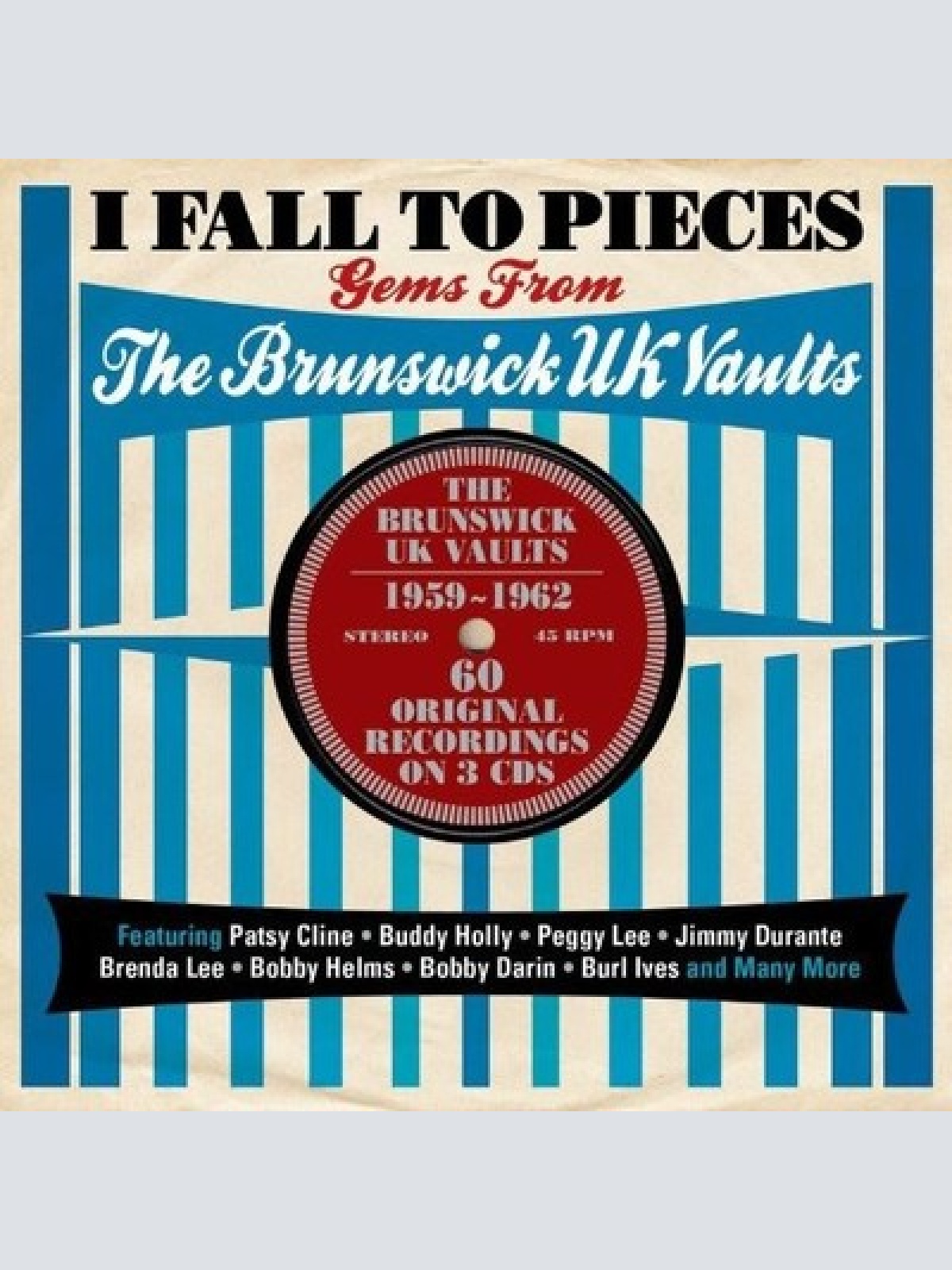 3xCD, Comp Various - I Fall To Pieces - Gems From The Brunswick UK Vaults
