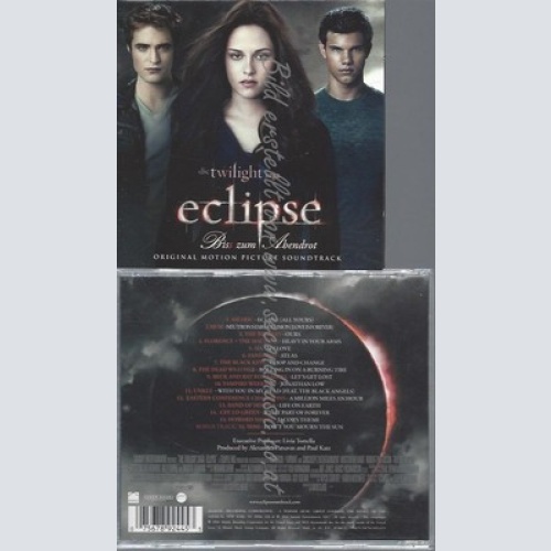 CD--VARIOUS--DIE TWILIGHT SAGA: ECLIPSE - BIS-S- ZUM ABENDROT -GERMAN VERSION IN