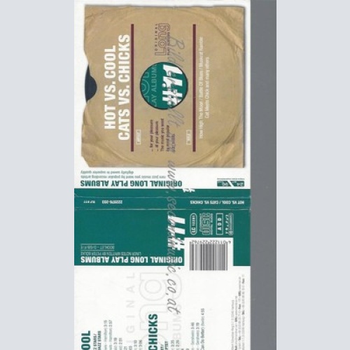 CD--VARIOUS UND HOT VS COOL--CAT VS CHICKS-DIGIPACK