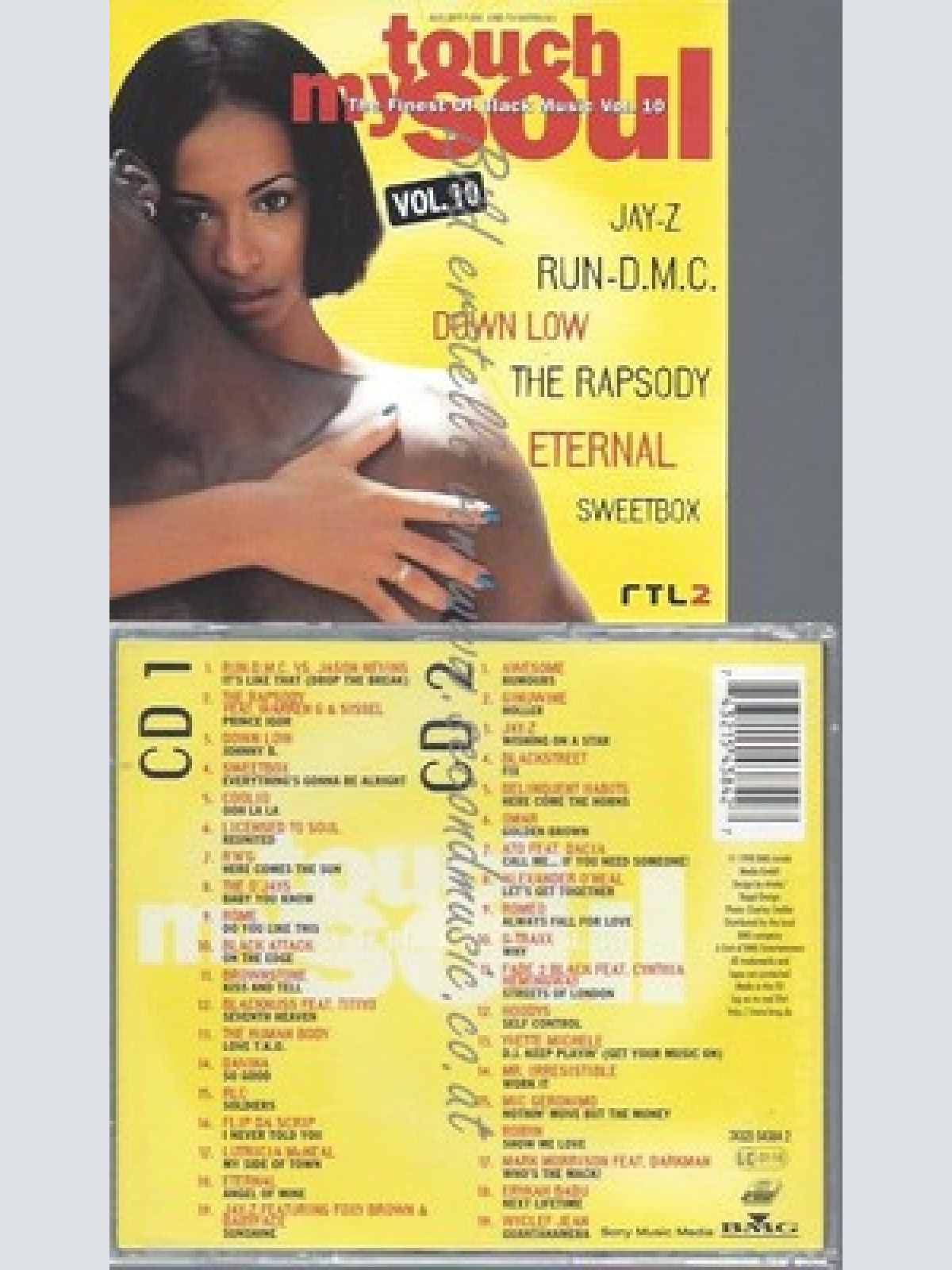 CD--VARIOUS--TOUCH MY SOUL - THE FINEST OF BLACK MUSIC VOL. 10 | DOPPEL-CD