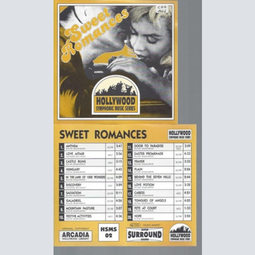 CD--SWEET ROMANCES   HOLLYWOOD SYMPHONIC SERIES