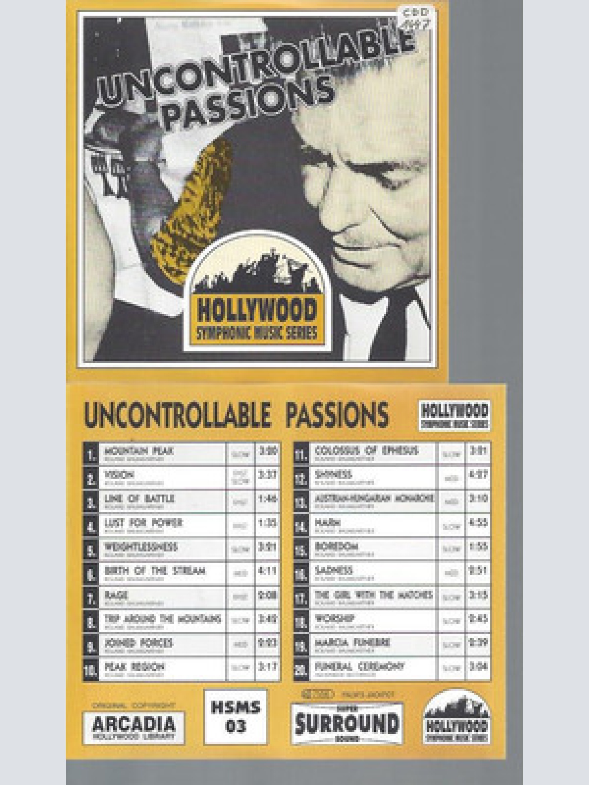 CD- UNCONTROLLABLE PASSIONS