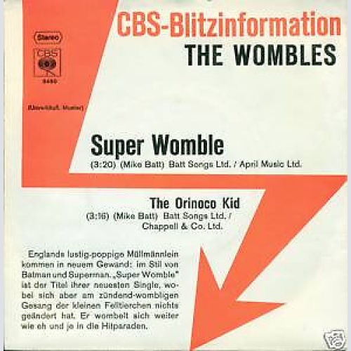 7", Single, Promo The Wombles - Super Womble