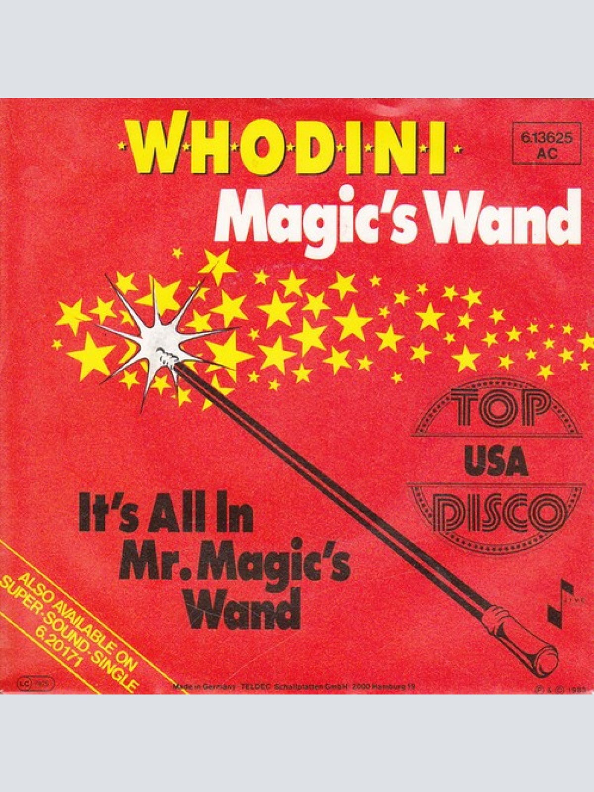 7", Single, Promo Whodini - Magic's Wand
