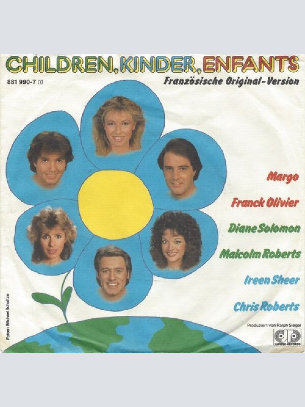 7", Single Margo (23), Franck Olivier, Diane Solomon, Malcolm Roberts, Ireen ...