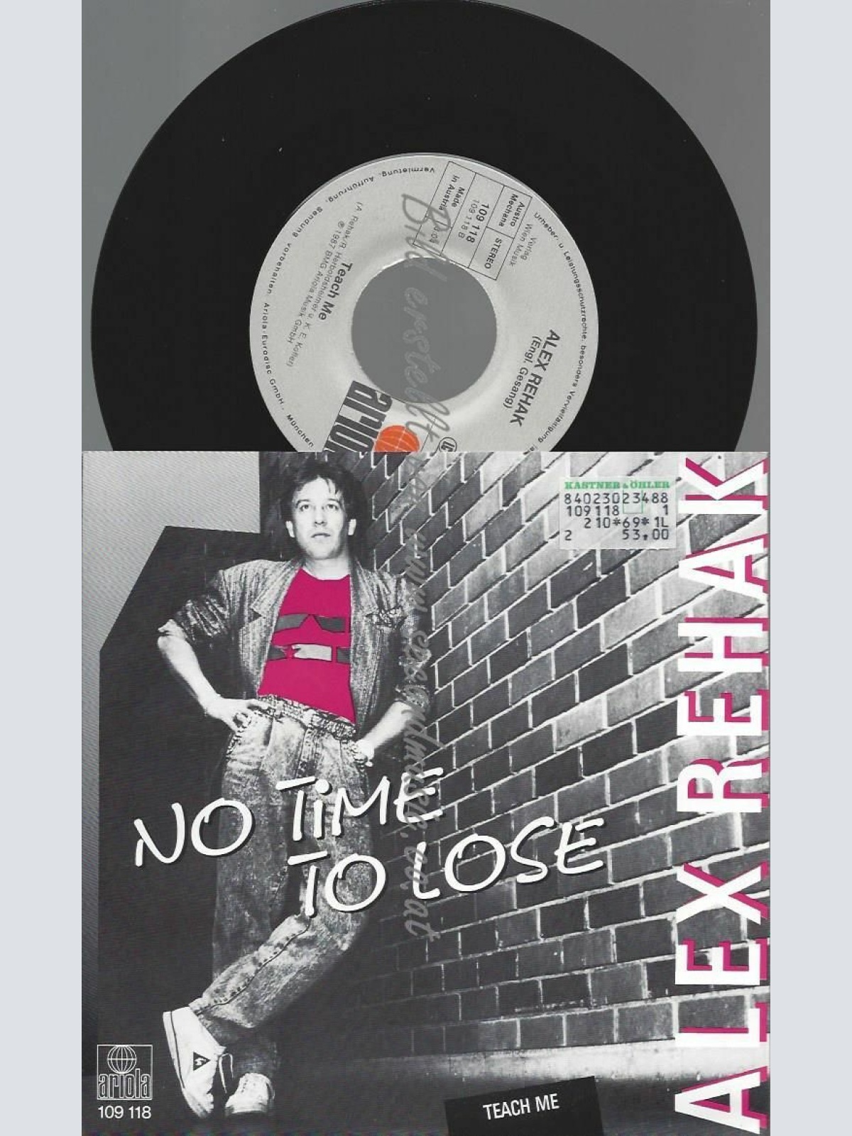 7" ALEX REHAK NO TIME TO LOSE // NM