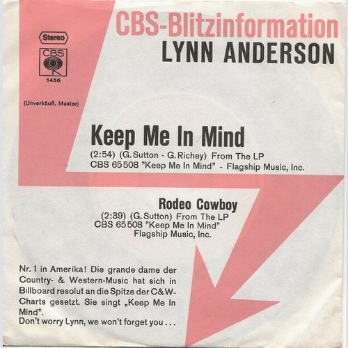 7", Single, Promo Lynn Anderson - Keep Me In Mind