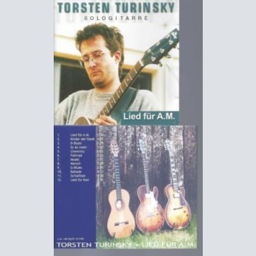 CD--TORSTEN TURINSKY LIED FÜR A M