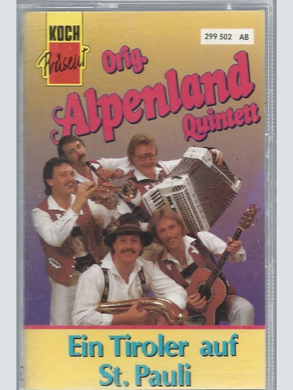 MC--Orig. Alpenland Quintett --Ein Tiroler auf St.Pauli