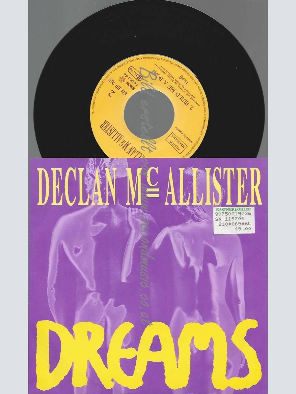 7" DECLAN MC ALLISTER DREAMS  // NM