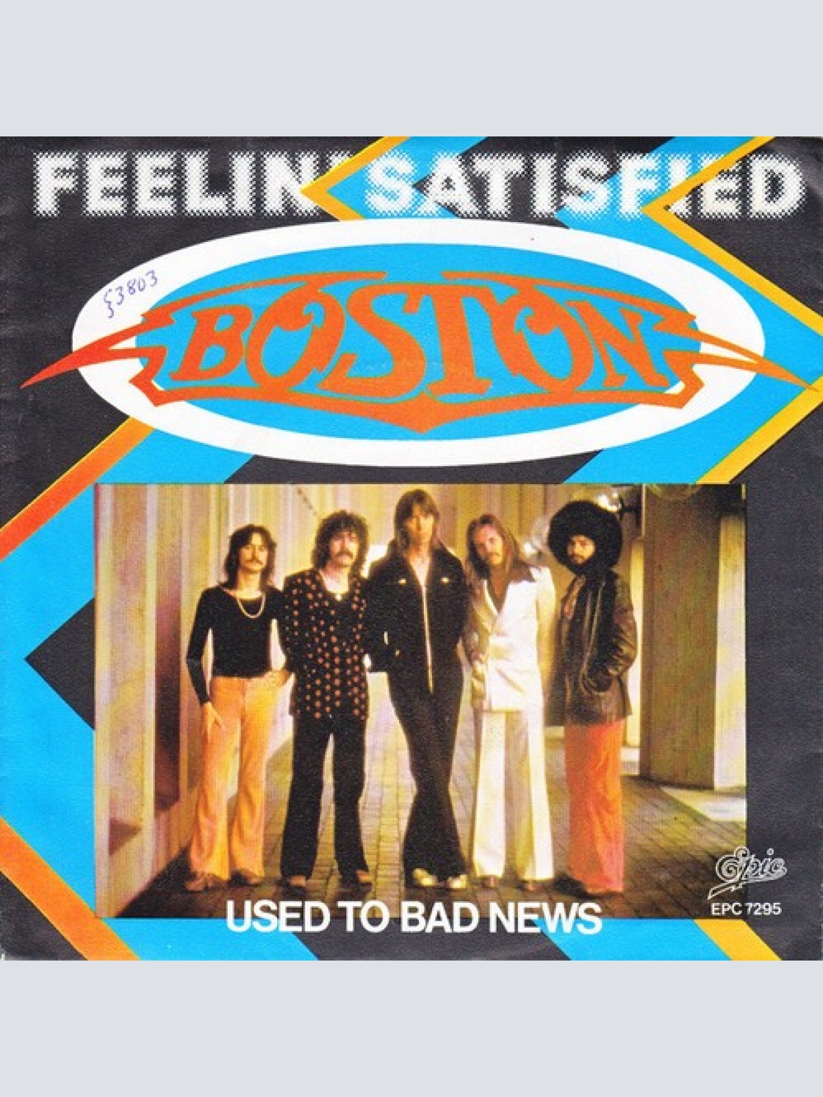 7", Single, Promo Boston - Feelin' Satisfied