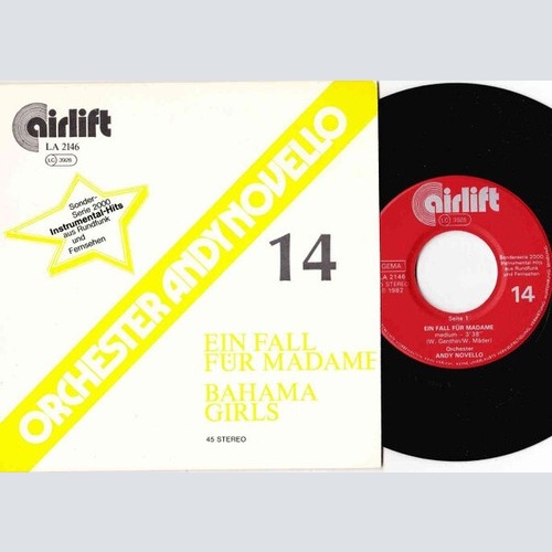 7", Single Orchester Andy Novello - Ein Fall Für Madame / Bahama Girls