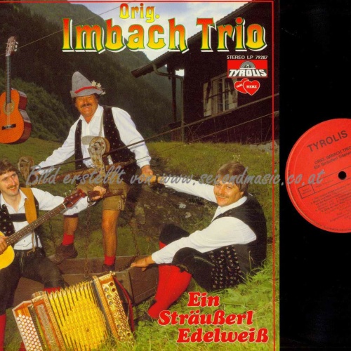 LP-Orig. Imbach Trio --Ein Sträußerl Edelweiß   /NM