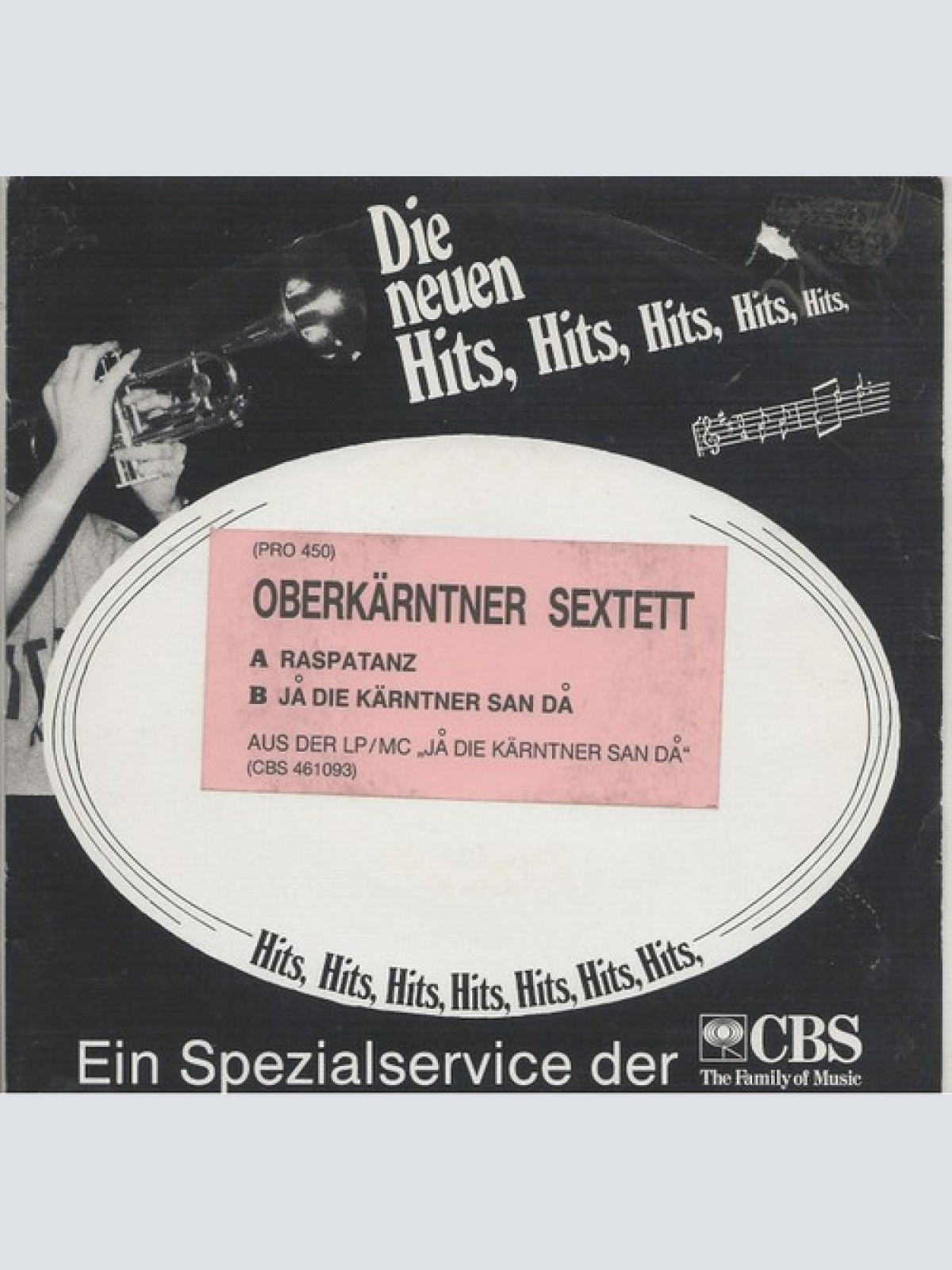 7", Promo Oberkärntner Sextett - Raspatanz