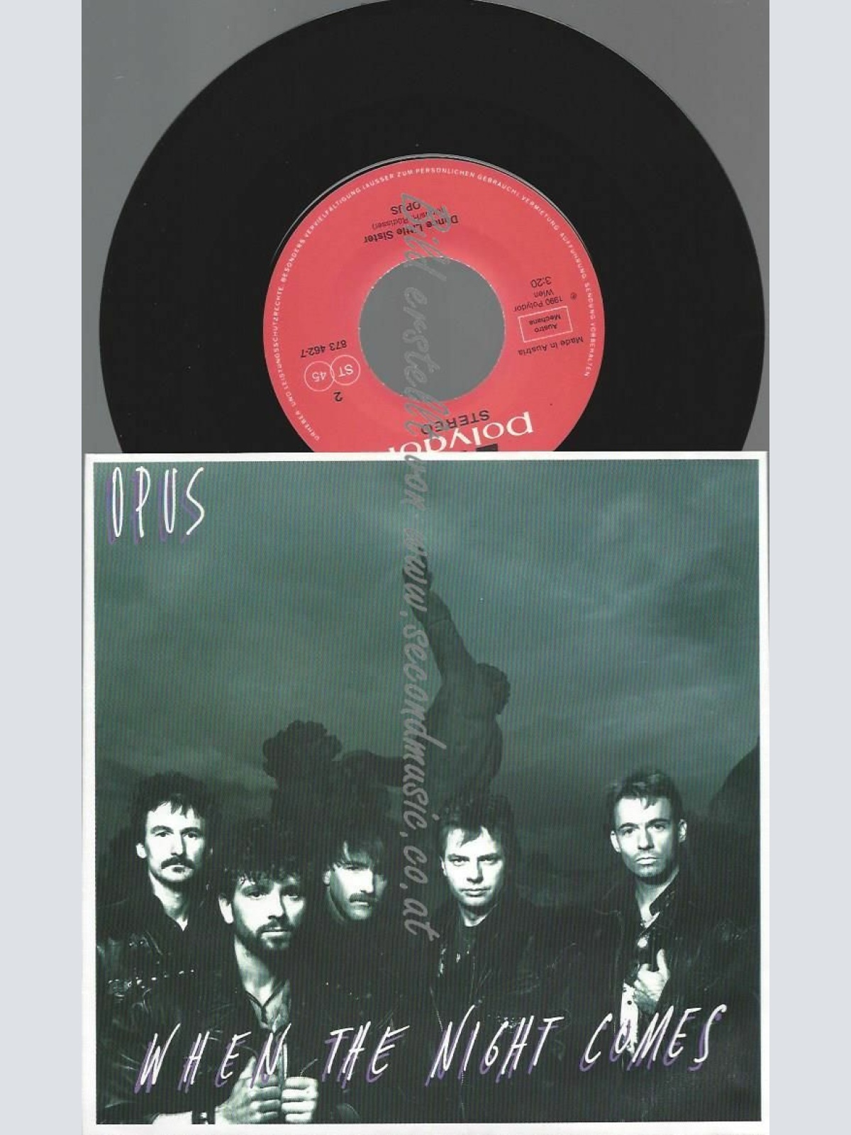 7" OPUS WHEN THE NIGHT COMES  // NM