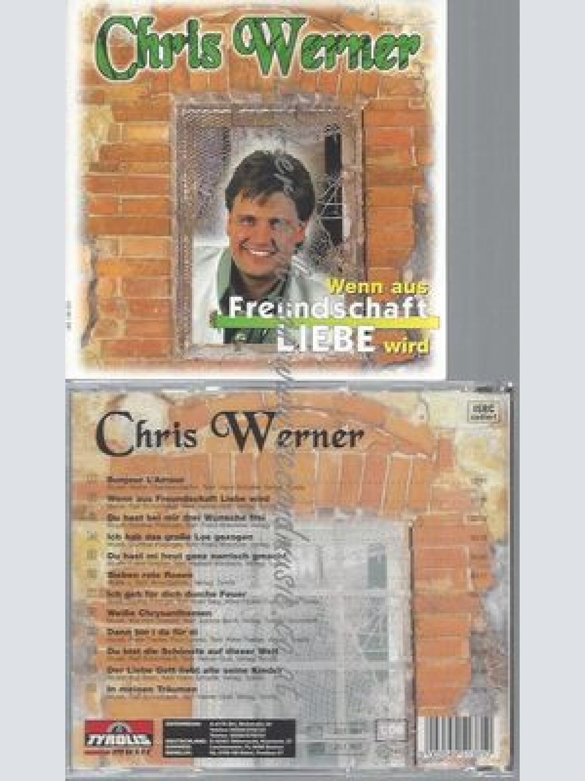 CD--CHRIS WERNER--WENN AUS FREUNDSCHAFT LIEBE WIRD