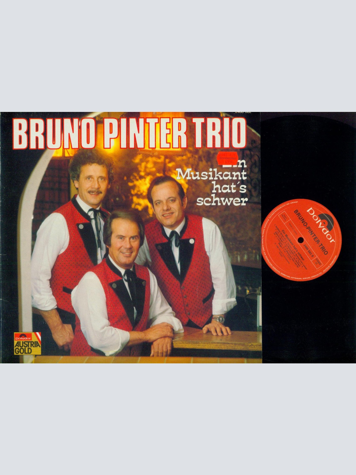 LP-- Bruno Pinter Trio    Ein Musikant hats schwer